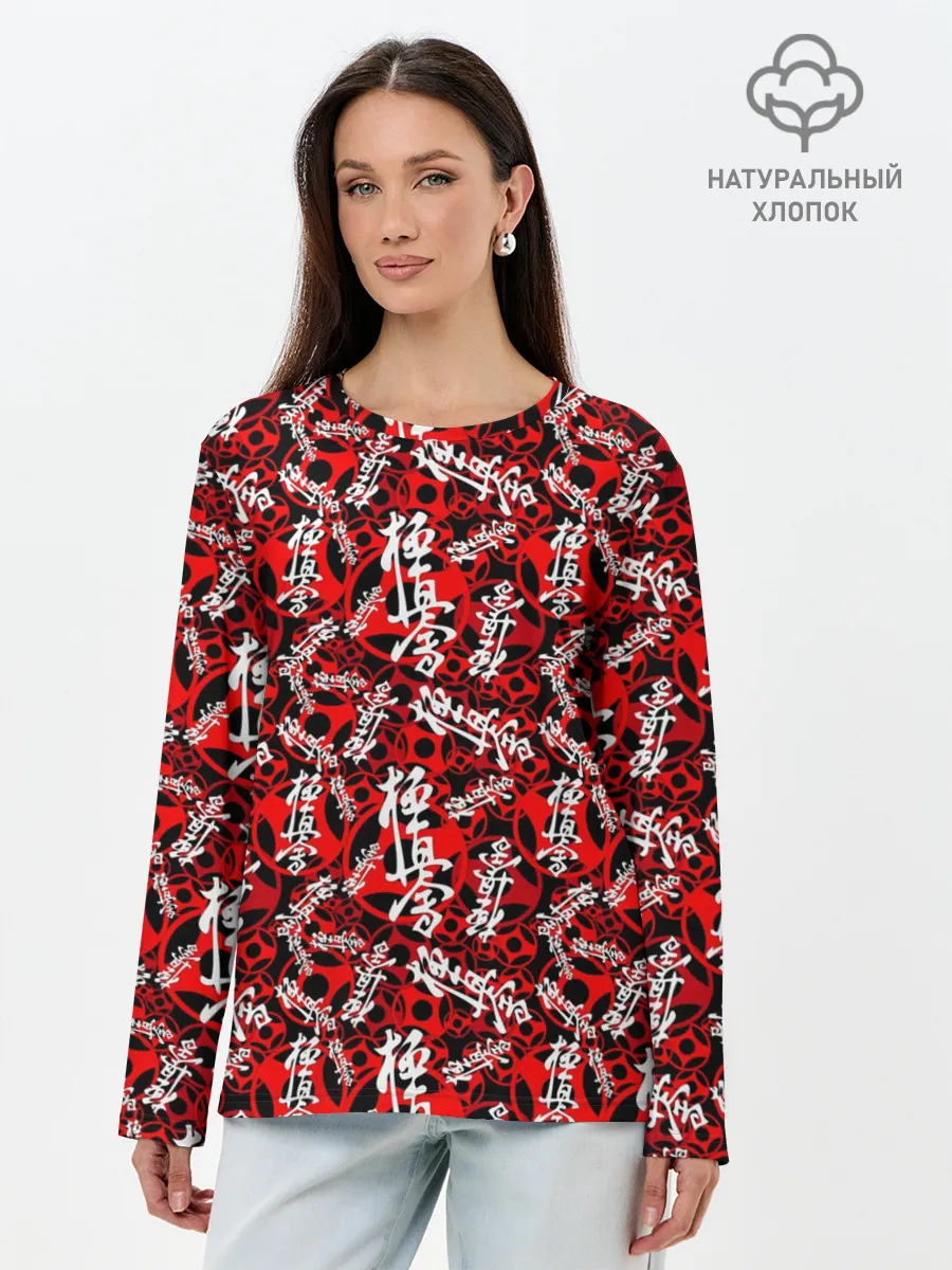 Лонгслив женский. Хлопок / Боевые Искусства