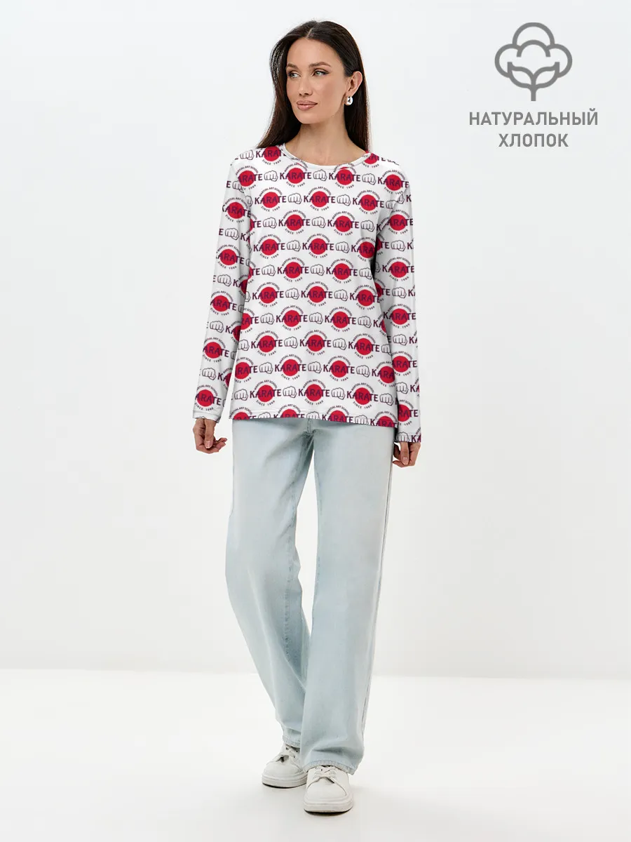 Лонгслив женский. Хлопок / KARATE