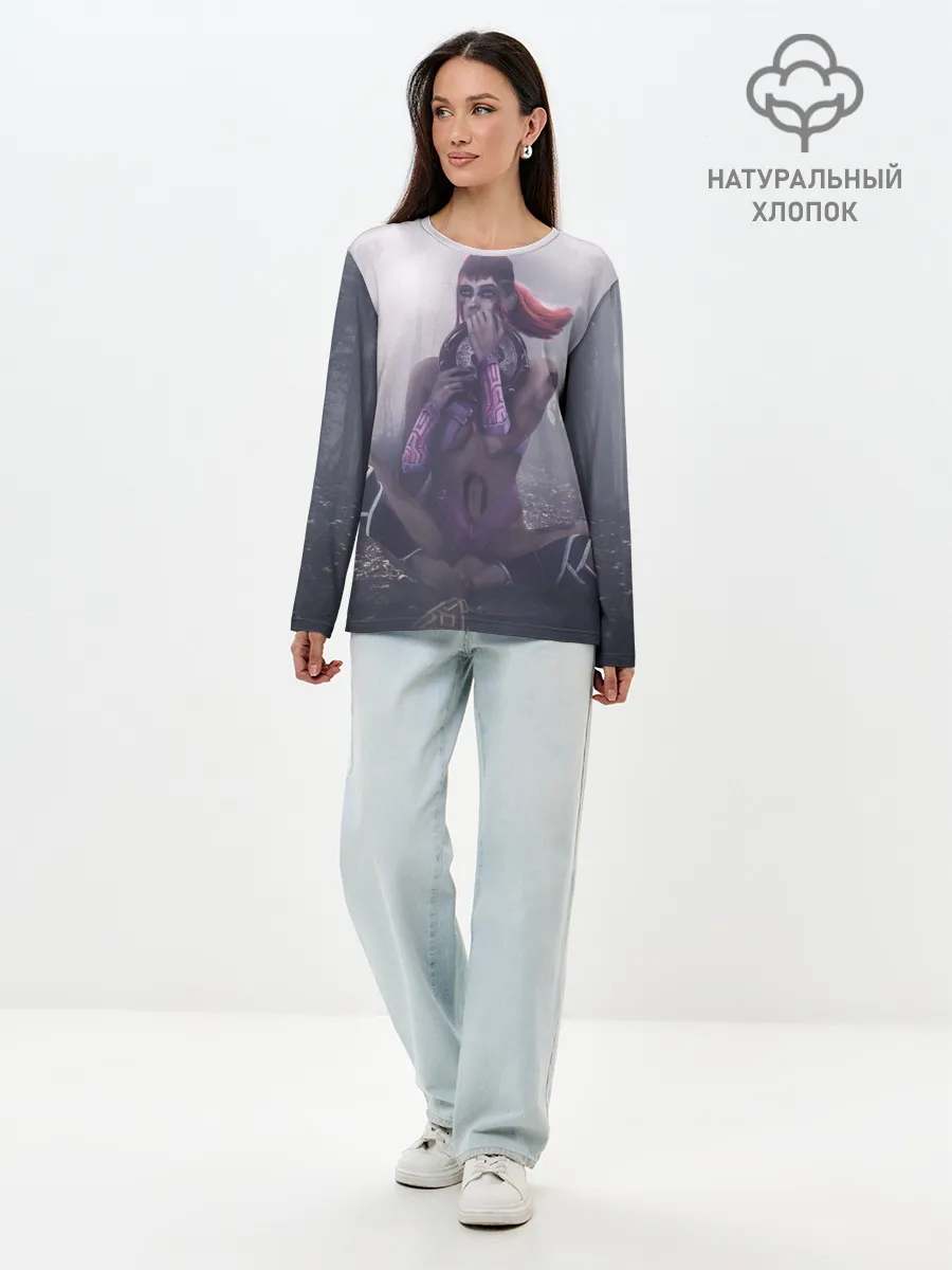 Лонгслив женский. Хлопок / Wei. The first Aegis | Dota 2