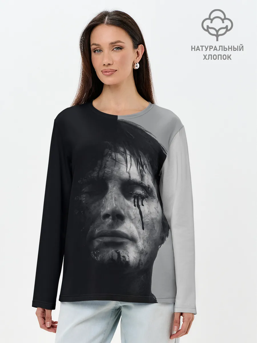 Лонгслив женский. Хлопок / Death Stranding | Cliff