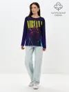 Лонгслив женский. Хлопок / Nirvana Neon