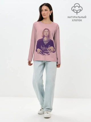 Лонгслив женский. Хлопок / Курт Невермайнд