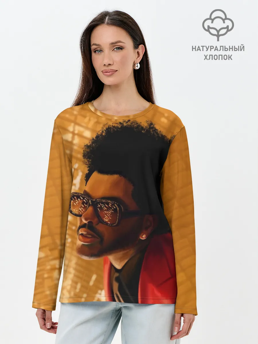 Лонгслив женский. Хлопок / After Hours - The Weeknd