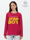 Лонгслив женский. Хлопок / The Weeknd - Star Boy