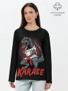 Лонгслив женский. Хлопок / KARATE T-REX