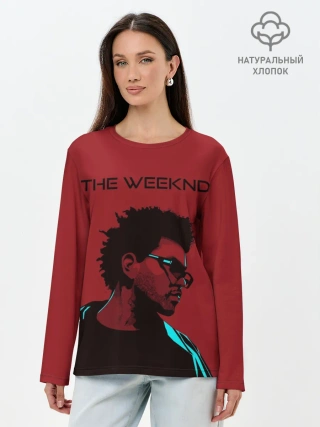 Лонгслив женский. Хлопок / the weeknd