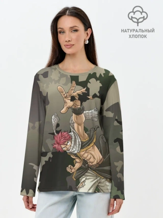 Лонгслив женский. Хлопок / Хвост феи