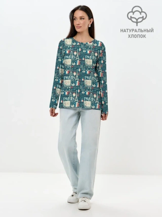 Лонгслив женский. Хлопок / PARIS