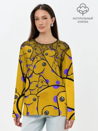 Лонгслив женский. Хлопок / Несси