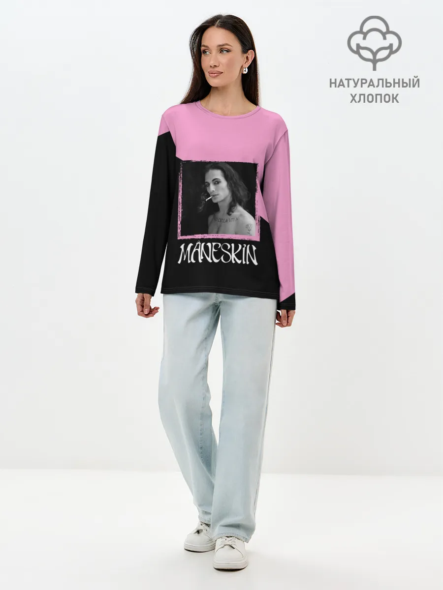 Лонгслив женский. Хлопок / Maneskin> Domiano