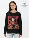 Лонгслив женский. Хлопок / Tanjirou Kamado