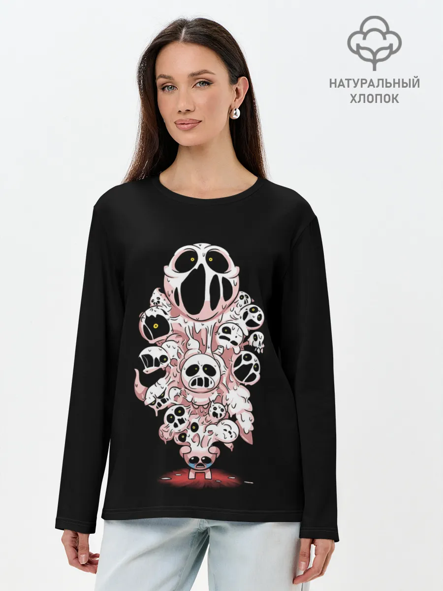 Лонгслив женский. Хлопок / В голове Айзека