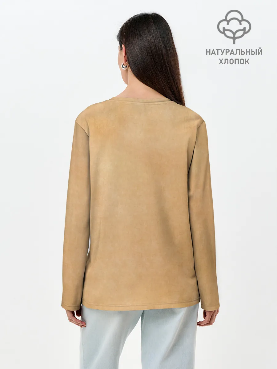 Лонгслив женский. Хлопок / Пираты Соломенной Шляпы | One Piece