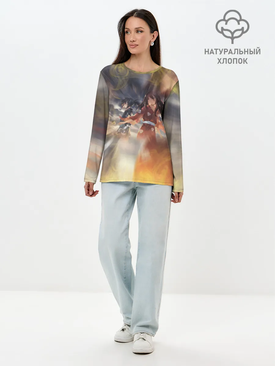 Лонгслив женский. Хлопок / МИА С ХЯККИМАРУ | ДОРОРО