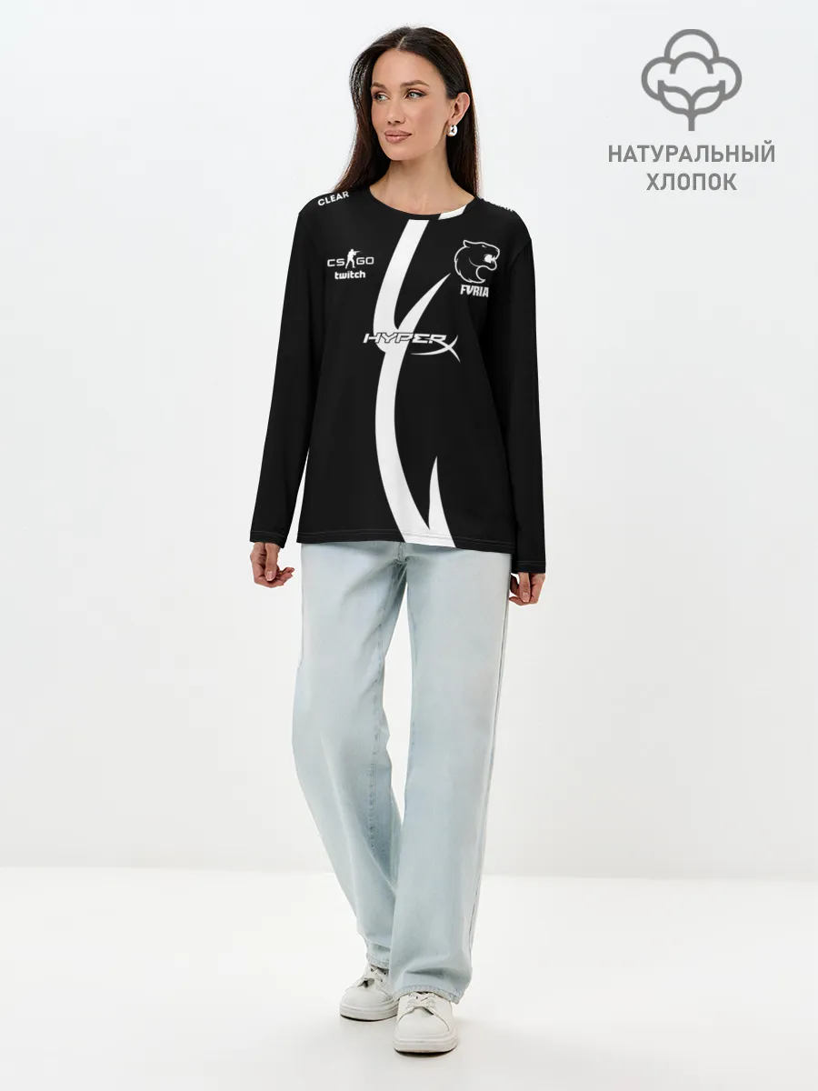 Лонгслив женский. Хлопок / Форма FURIA | Форма СS:GO