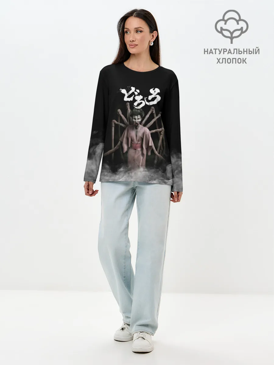 Лонгслив женский. Хлопок / Dororo | Jorogumo