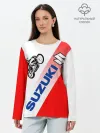 Лонгслив женский. Хлопок / SUZUKI / СУЗУКИ / RACING