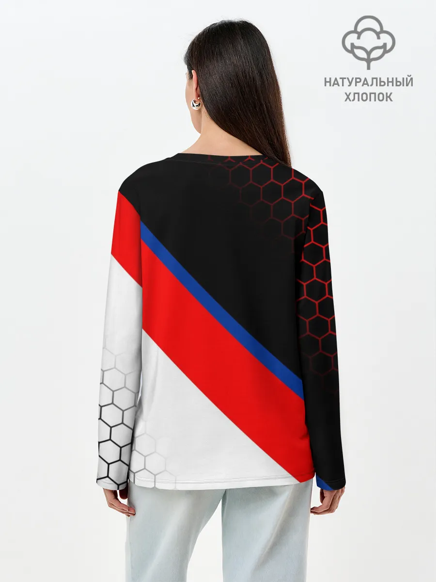 Лонгслив женский. Хлопок / SUZUKI / СУЗУКИ / МОТОСПОРТ