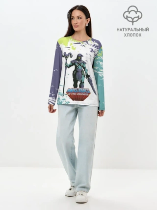 Лонгслив женский. Хлопок / SKELETOR | СКЕЛЕТОР
