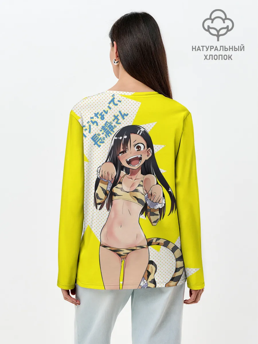 Лонгслив женский. Хлопок / Nagatoro