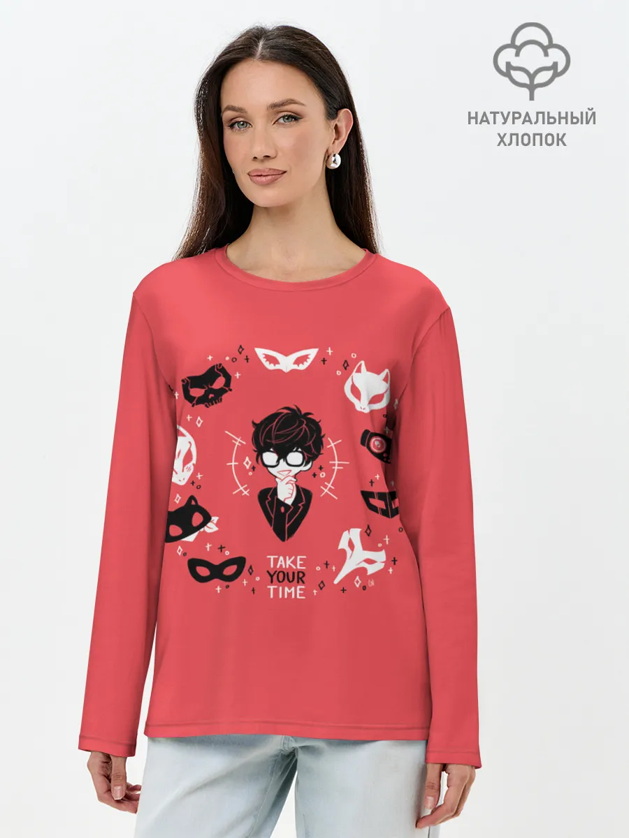 Лонгслив женский. Хлопок / Take Your Time