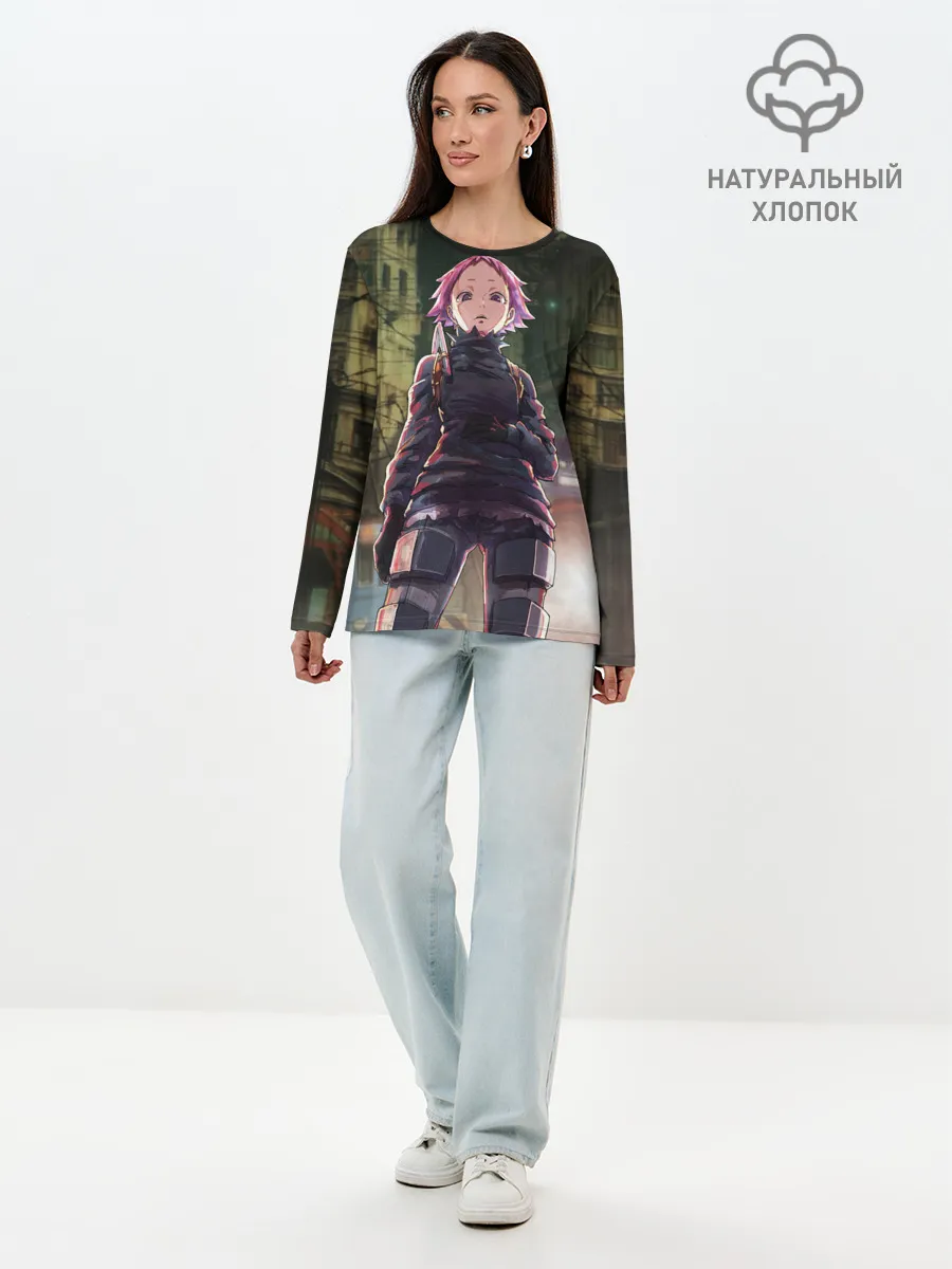 Лонгслив женский. Хлопок / Ebisu