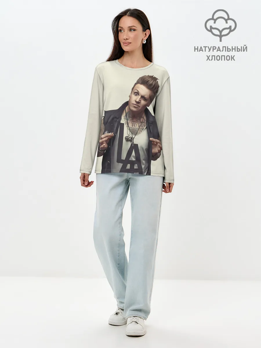 Лонгслив женский. Хлопок / Джекоби Шэддикс