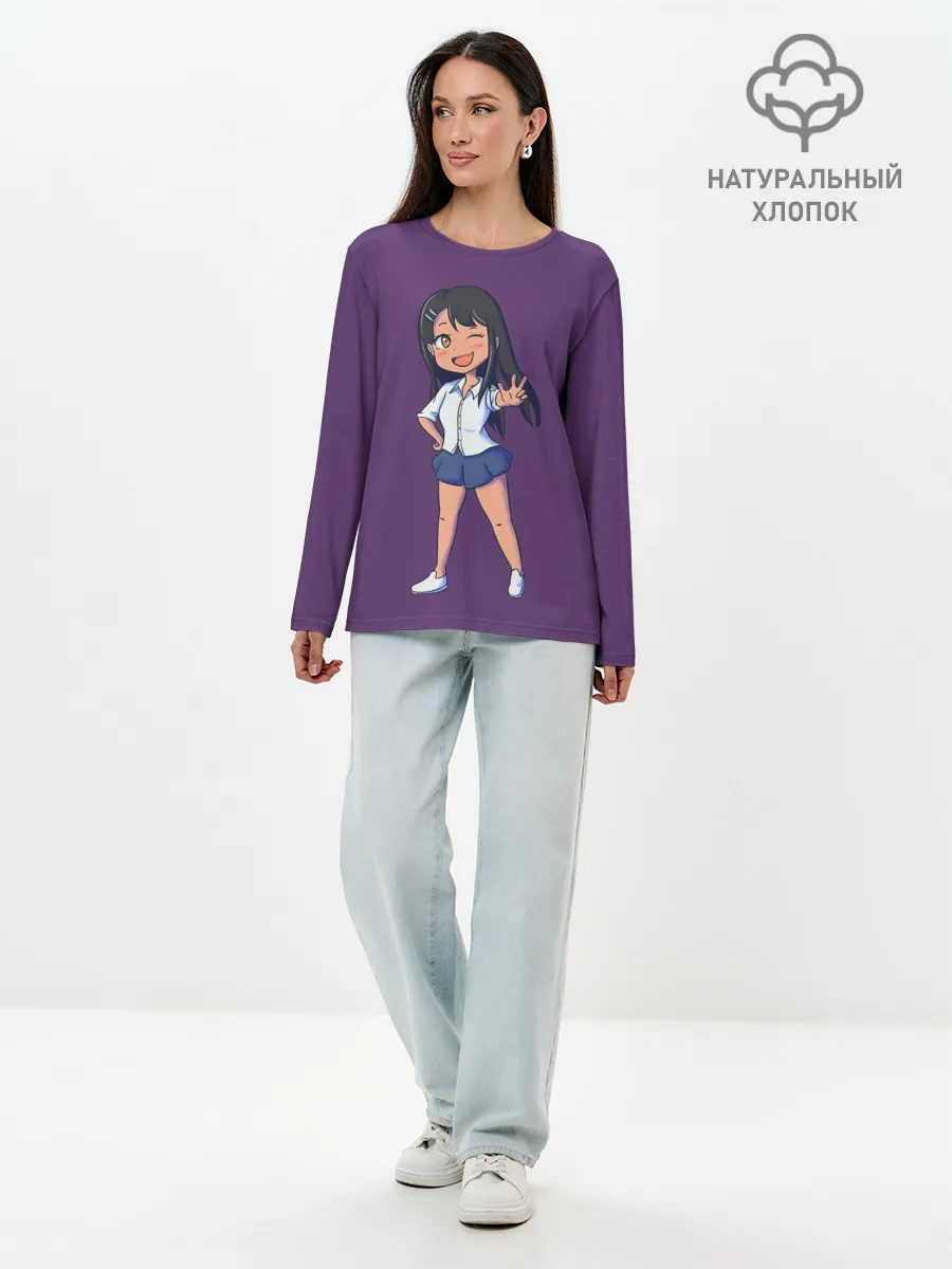 Лонгслив женский. Хлопок / Ms. Nagatoro