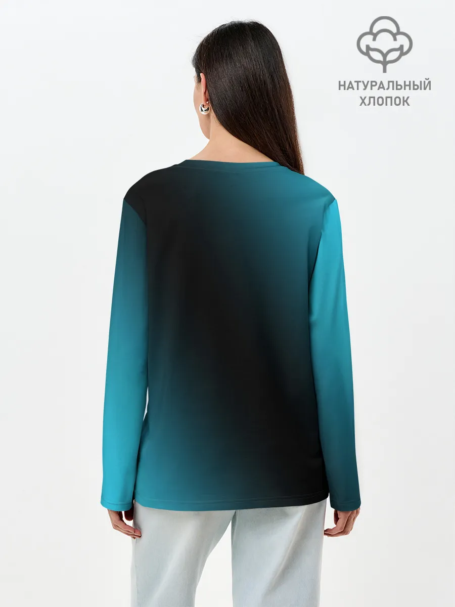 Лонгслив женский. Хлопок / Поп Ит