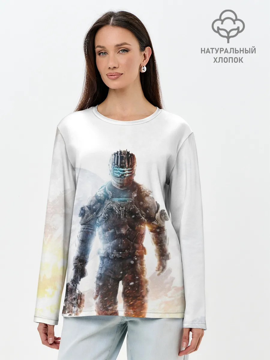 Лонгслив женский. Хлопок / Айзек Кларк Dead Space
