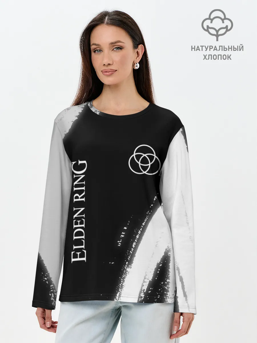 Лонгслив женский. Хлопок / Elden Ring - Brush