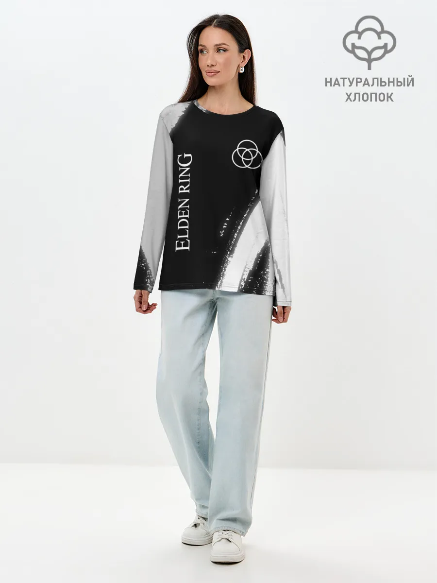 Лонгслив женский. Хлопок / Elden Ring - Brush