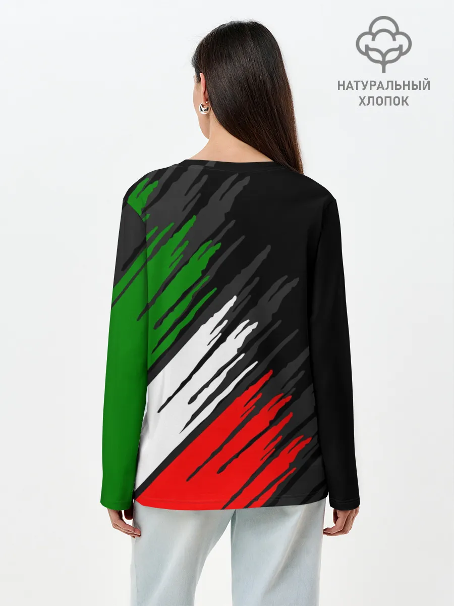 Лонгслив женский. Хлопок / APRILIA / АПРИЛИЯ / ITALIA