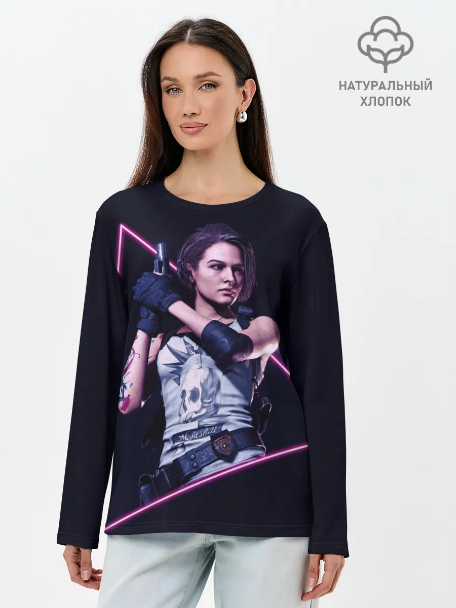 Лонгслив женский. Хлопок / RE3 | Jill