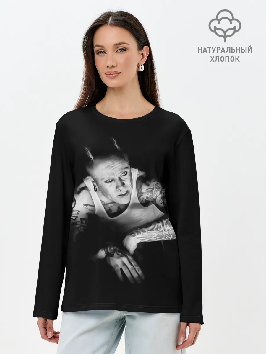 Лонгслив женский. Хлопок / Кейт Флинт