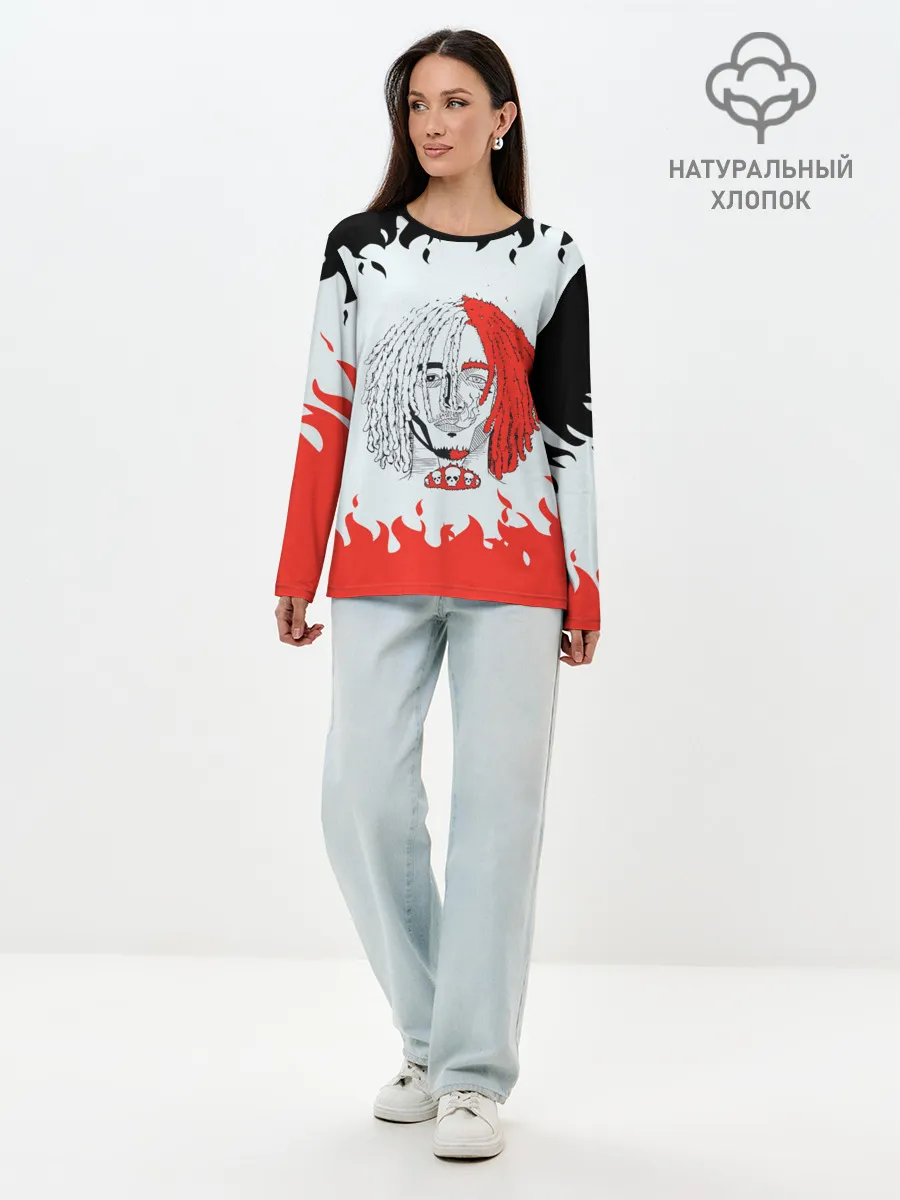 Лонгслив женский. Хлопок / LIL PUMP | ЛИЛ ПАМП