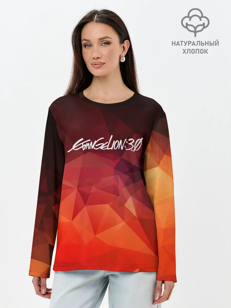 Лонгслив женский. Хлопок / Evangelion 3.0 | Евангелион 3.0