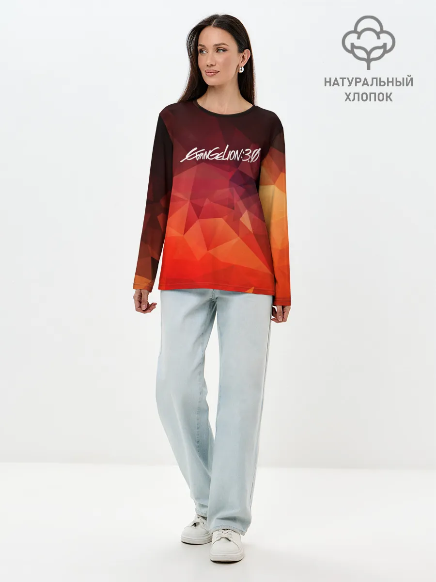 Лонгслив женский. Хлопок / Evangelion 3.0 | Евангелион 3.0