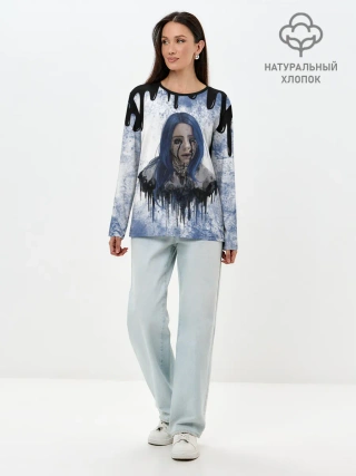 Лонгслив женский. Хлопок / BILLIE EILISH | БИЛЛИ АЙЛИШ