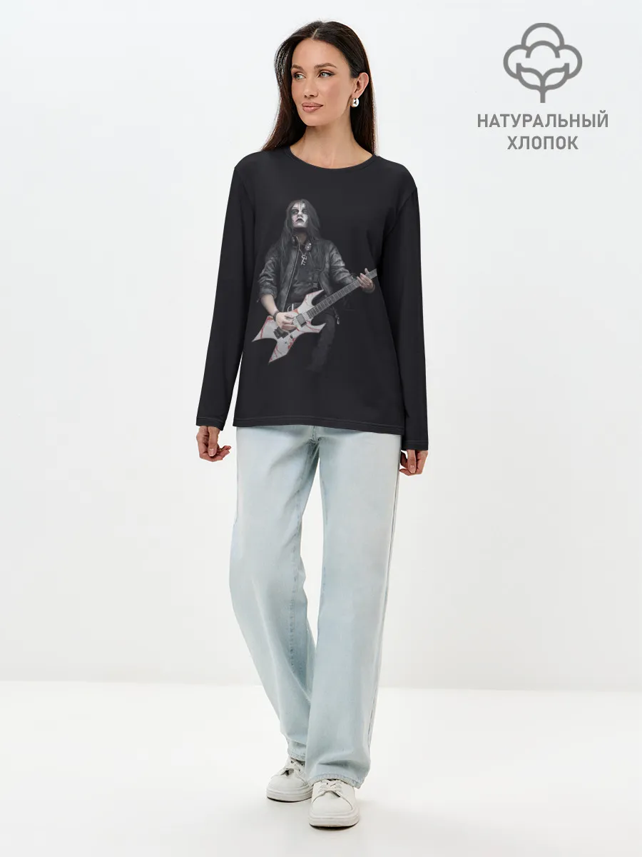 Лонгслив женский. Хлопок / James Root