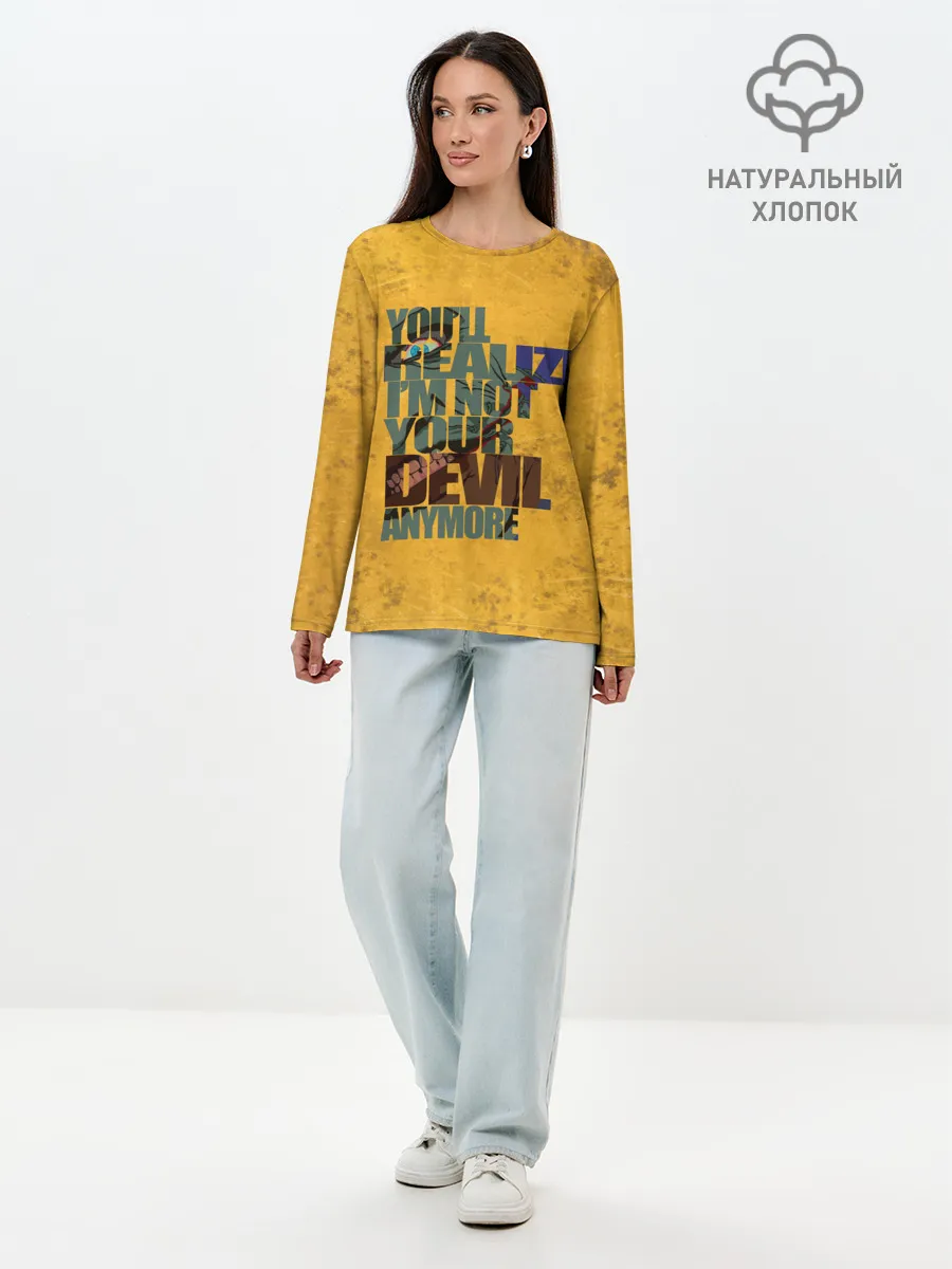 Лонгслив женский. Хлопок / Corey Taylor