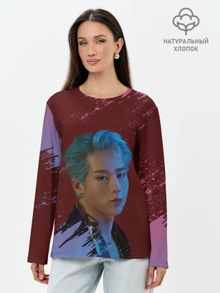 Лонгслив женский. Хлопок / MONSTA X | MX