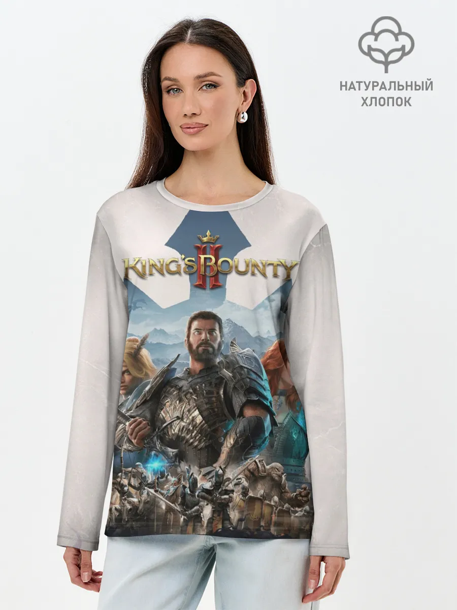 Лонгслив женский. Хлопок / Kings Bounty 2 трио