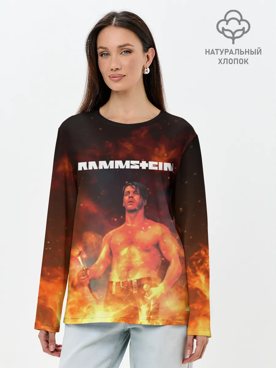 Лонгслив женский. Хлопок / RAMMSTEIN | РАМШТАЙН