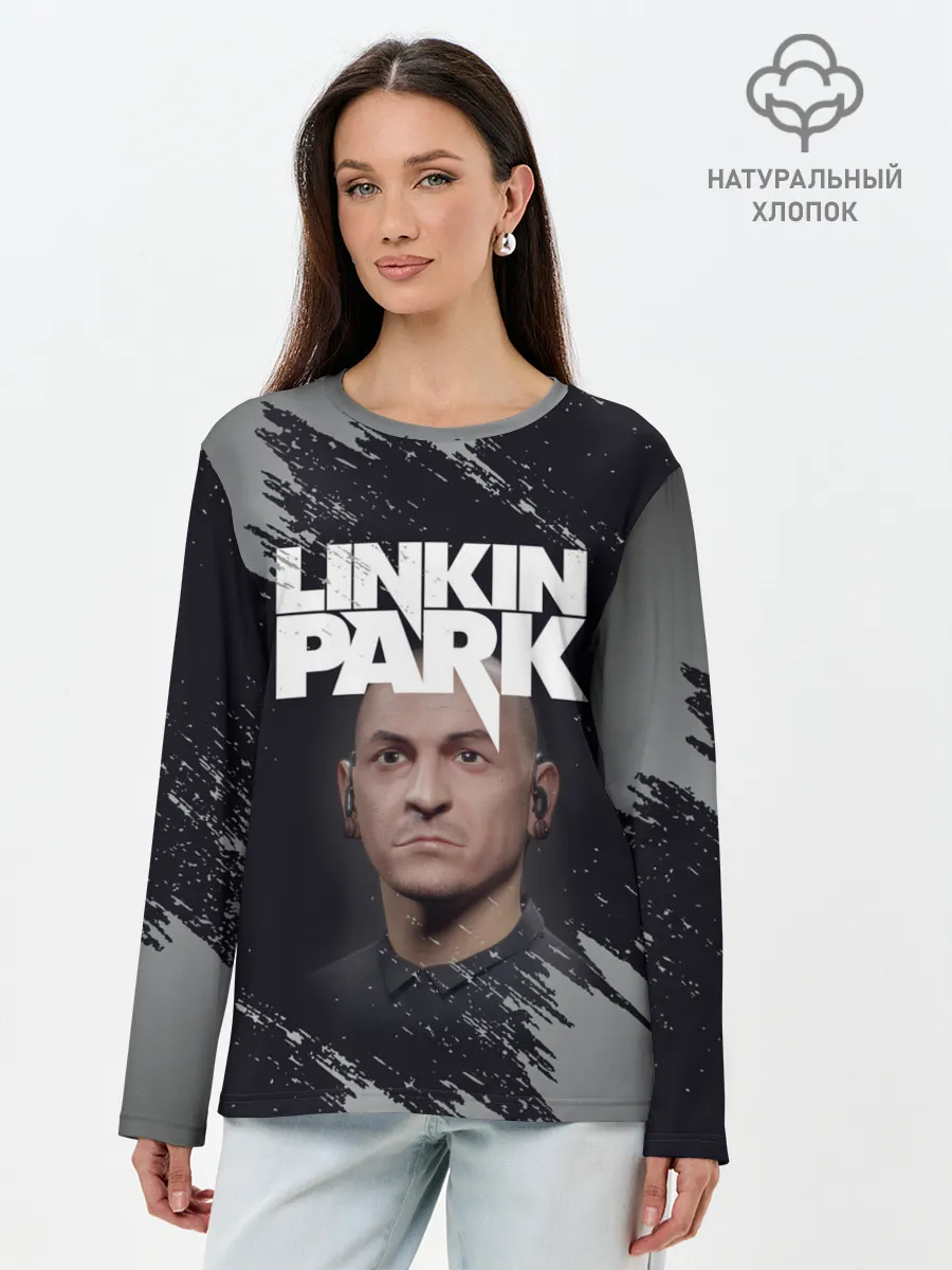Лонгслив женский. Хлопок / ЧЕСТЕР | ЛИНКИН ПАРК