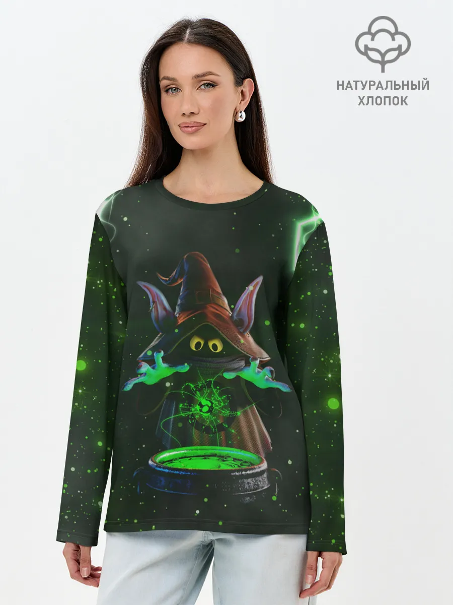Лонгслив женский. Хлопок / ORKO | ОРКО | ВОЛШЕБНИК