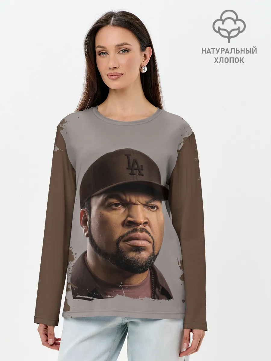 Лонгслив женский. Хлопок / Ice Cube | Айс Куб