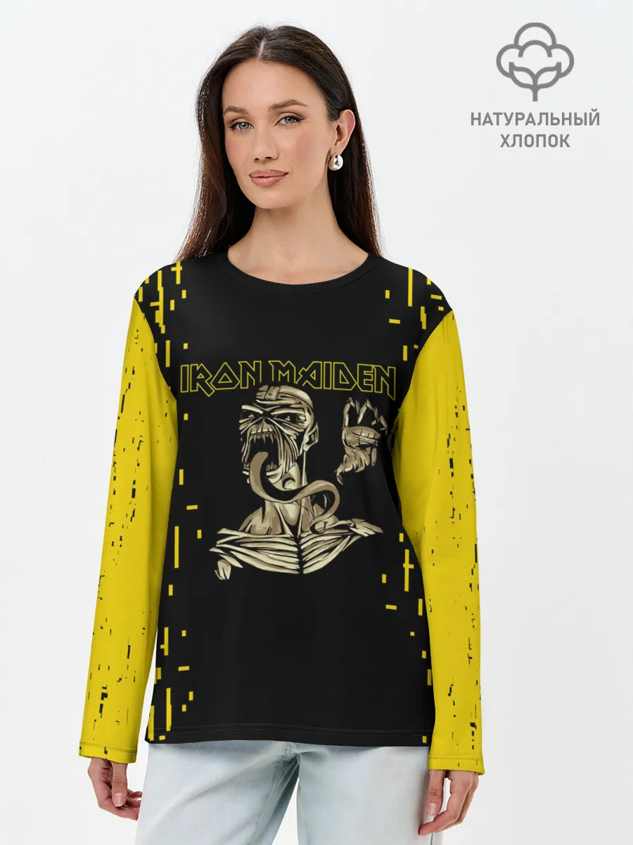 Лонгслив женский. Хлопок / IRON MAIDEN | АЙРОН МЕЙДЕН