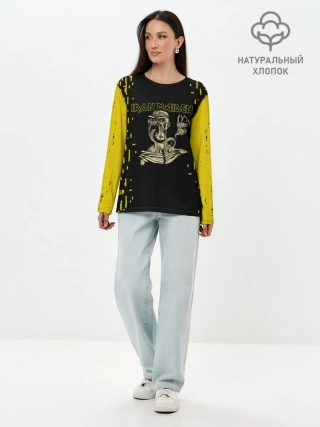 Лонгслив женский. Хлопок / IRON MAIDEN | АЙРОН МЕЙДЕН