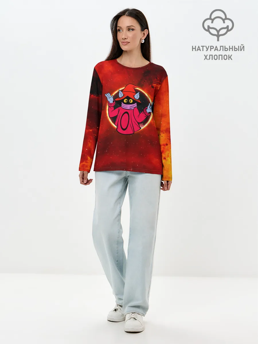 Лонгслив женский. Хлопок / COSMO ORKO | ВОЛШЕБНИК ОРКО